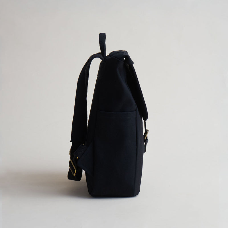 Classic L Rucksack - B-Ware - Canvas - wasserdicht - Night Black--skip