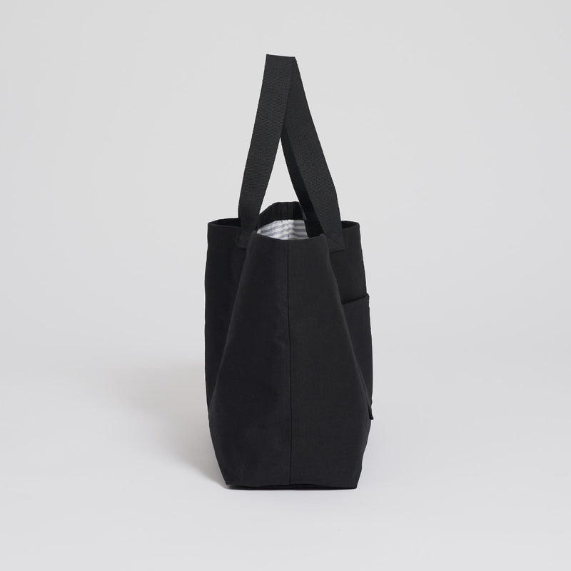 Black/Black--skip || Tote Bag - Shopper - Canvas
