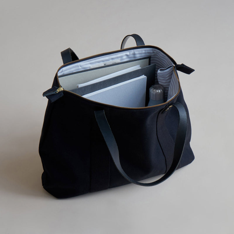 Night Black--skip || Tote Bag - Shopper - Canvas - B-Ware
