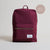 Casual Backpack vegan Damen Rucksack - B-Ware - Canvas - Bordeaux Red--skip