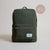 Casual Backpack vegan Damen Rucksack - B-Ware - Canvas - Dark Olive--skip